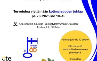 Kutsu kotimaisuuden juhlaan pe 2.5.2025 klo 10-16