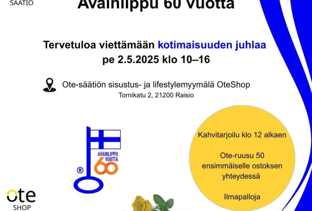 Kutsu kotimaisuuden juhlaan pe 2.5.2025 klo 10-16